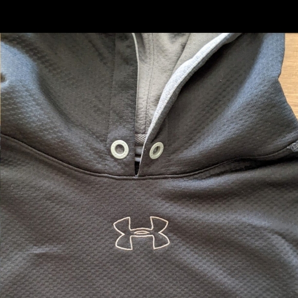Under armour black hoodie men's‎ large - Picture 2 of 5